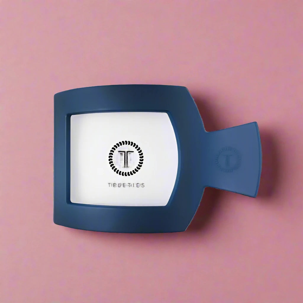 Midnight Rain Flat Square Hair Clip