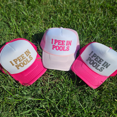 I Pee In Pools Cap