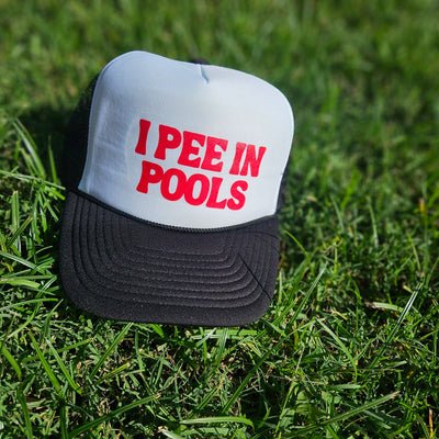 I Pee In Pools Cap