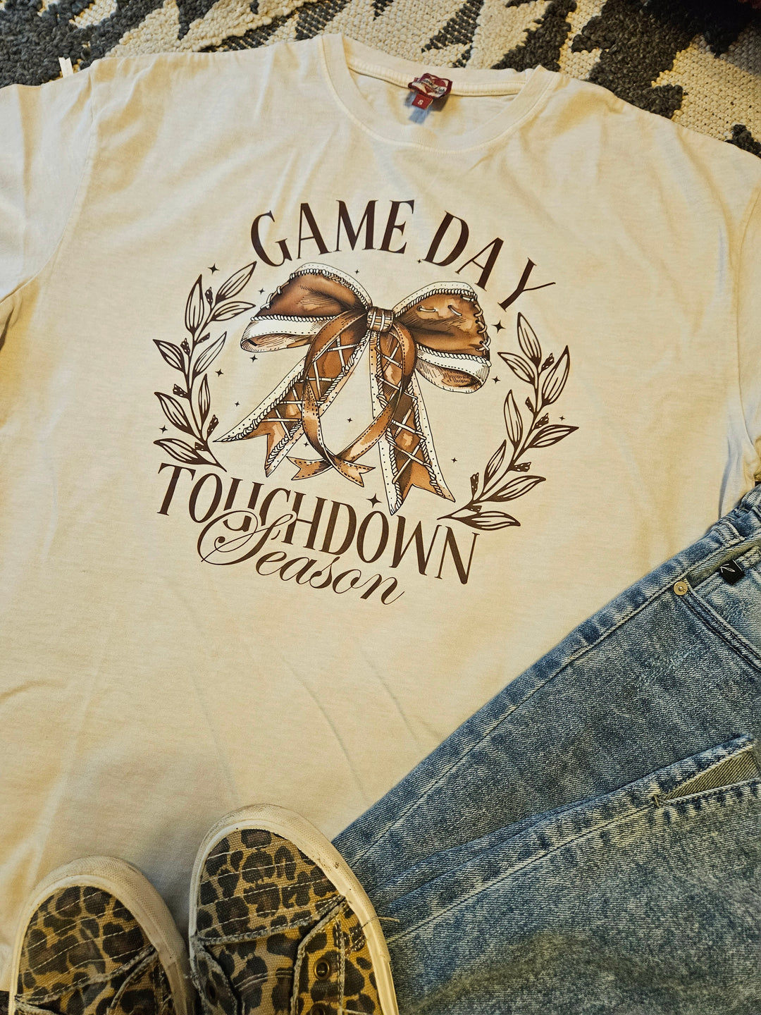 Game Day Touchdown Season Graphic Tee
