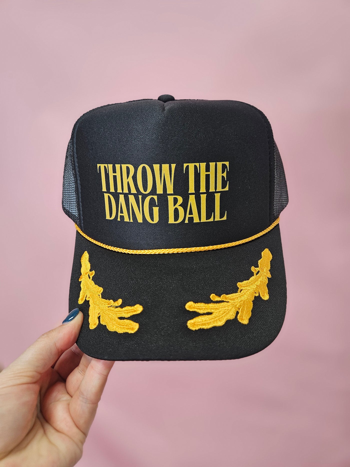 Throw The Dang Ball Trucker Hat