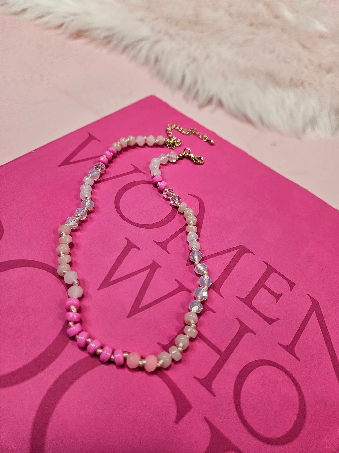 The Whitney Pink Necklace
