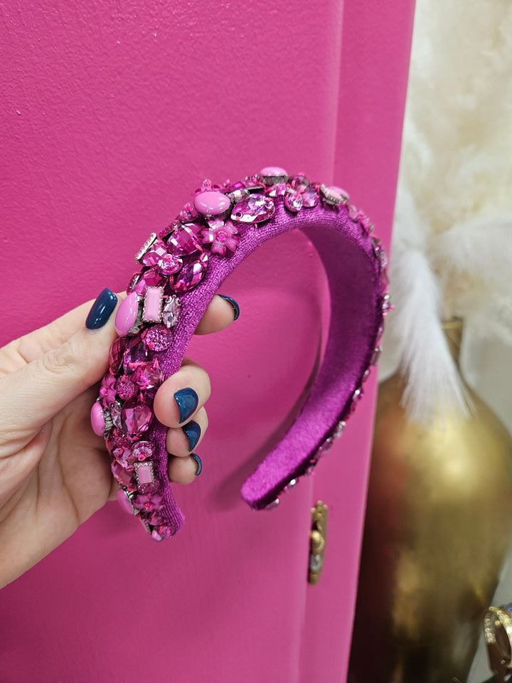 Sparkle Fuschia Headband
