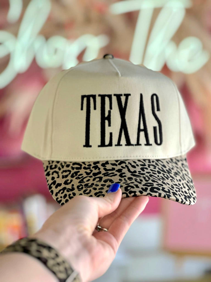 Texas Leopard Trucker Hat
