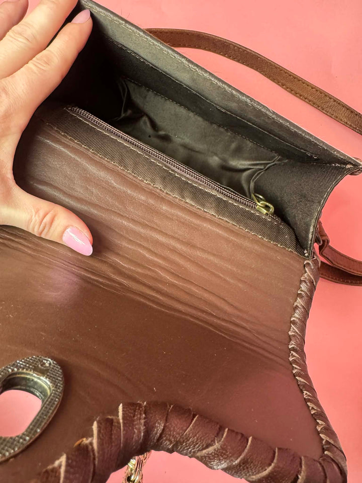 The Saddle Check Crossbody