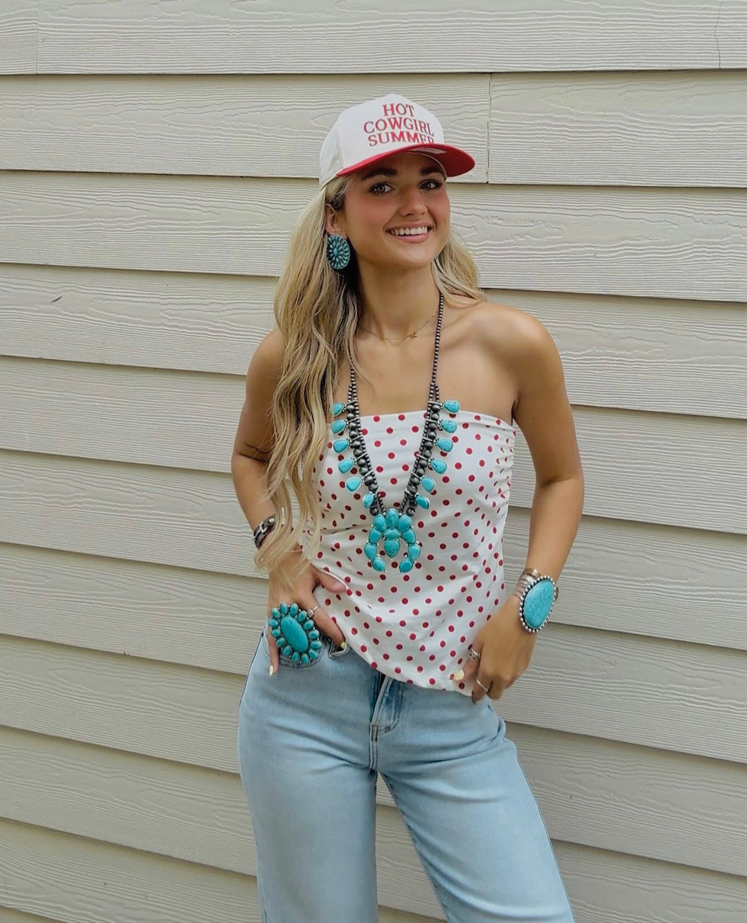 The Rany Polka Dot Tube Top