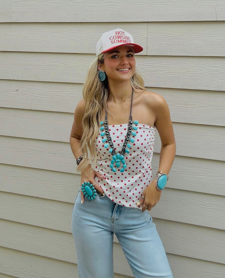 The Rany Polka Dot Tube Top