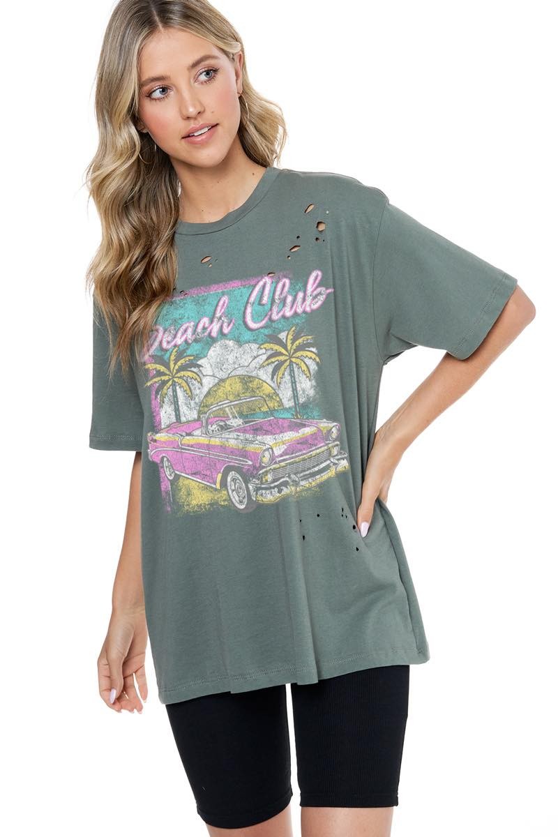 Beach Club Graphic Tee