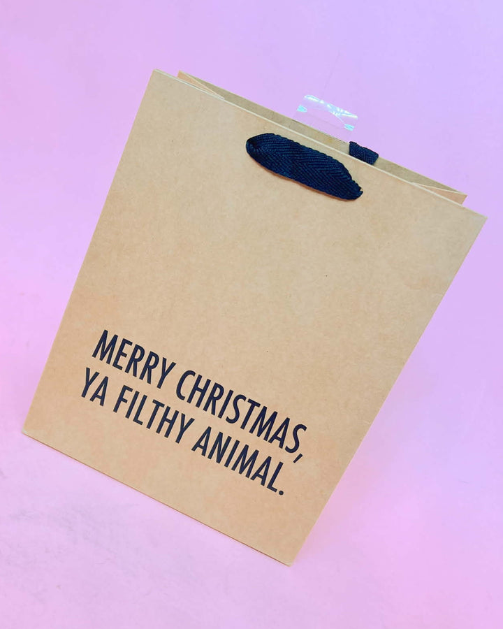 Merry Christmas Ya Filthy Animal Gift Bag