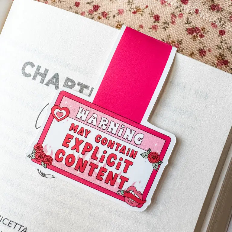 May Contain Explicit Content - Magnetic Bookmark