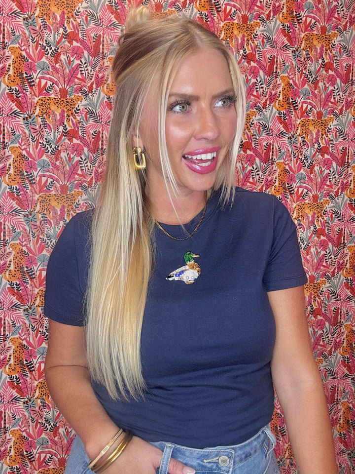 Pearly Duck Baby Tee