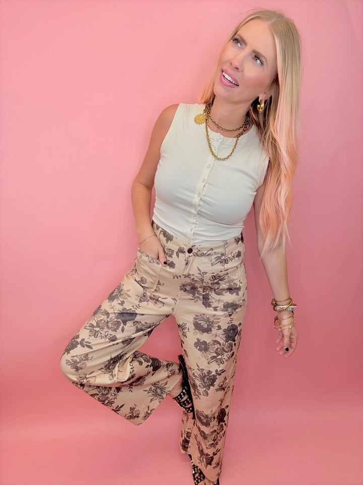 The Danika Floral Pants