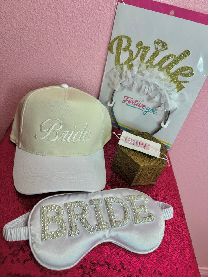 Pearl & Rhinestone Bride Sleeping Mask