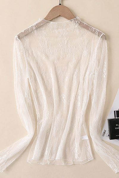 Lace Long Sleeve Top