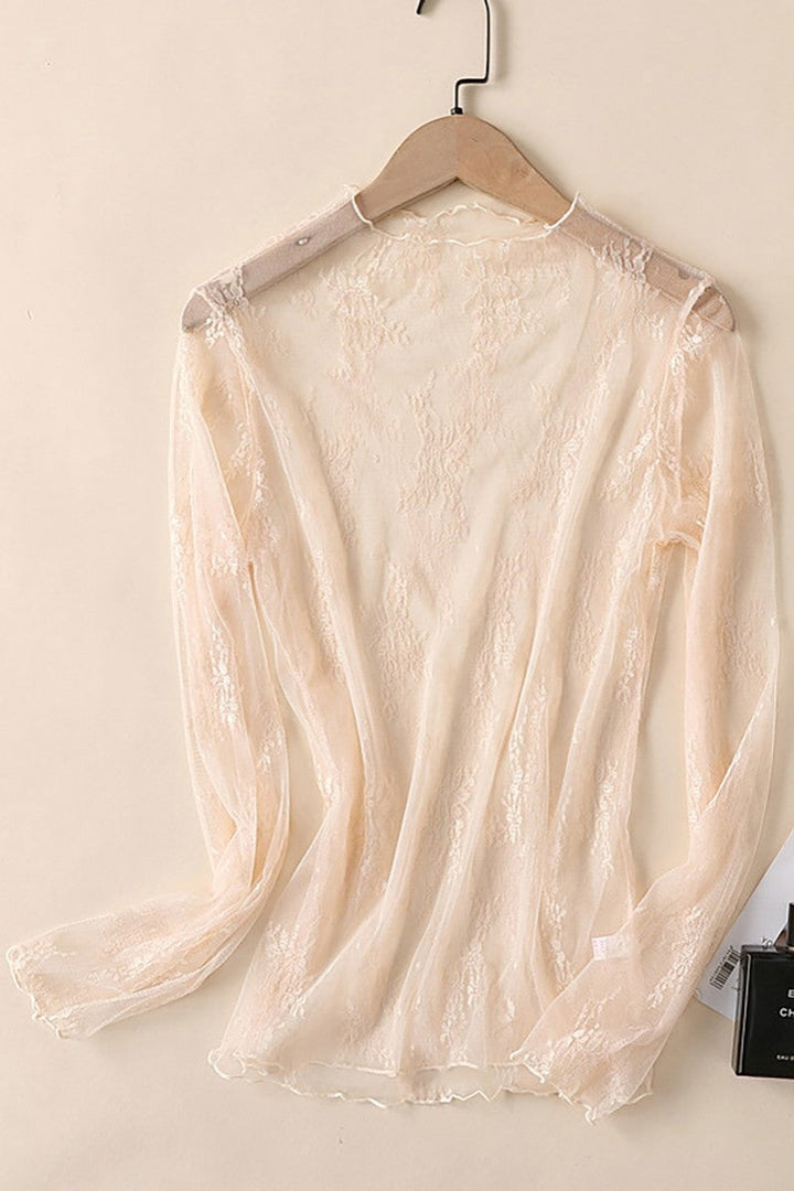 Lace Long Sleeve Top