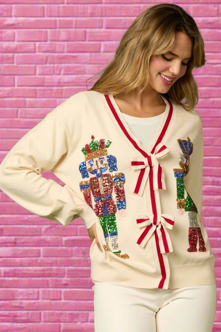 Nutcracker Bow Cardigan
