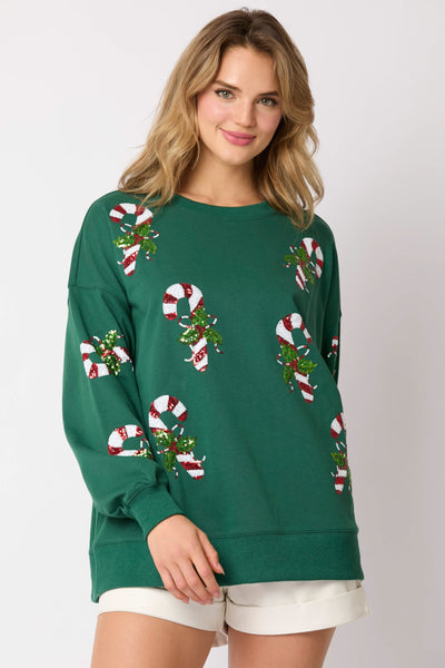 Candy Cane You Not Christmas Sweater