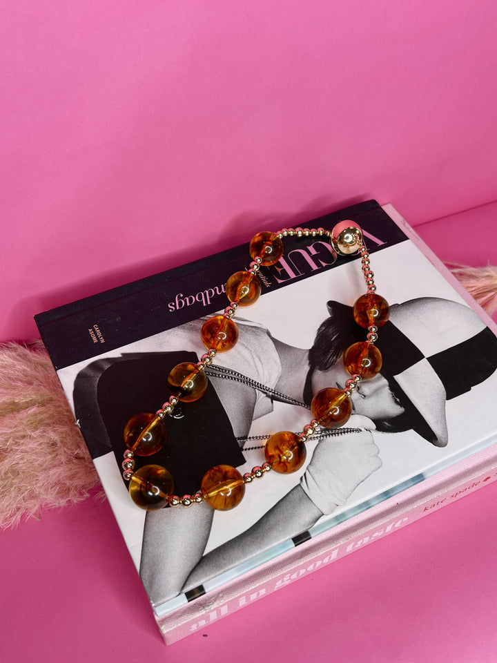 Golden Girl Beaded Necklace