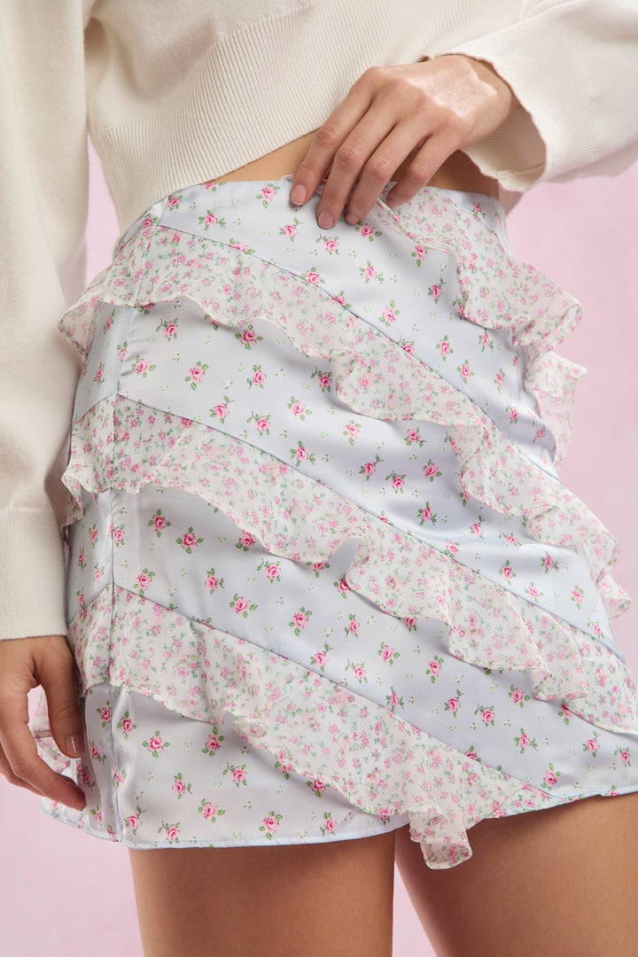 The Polly Ruffle Mini Skirt