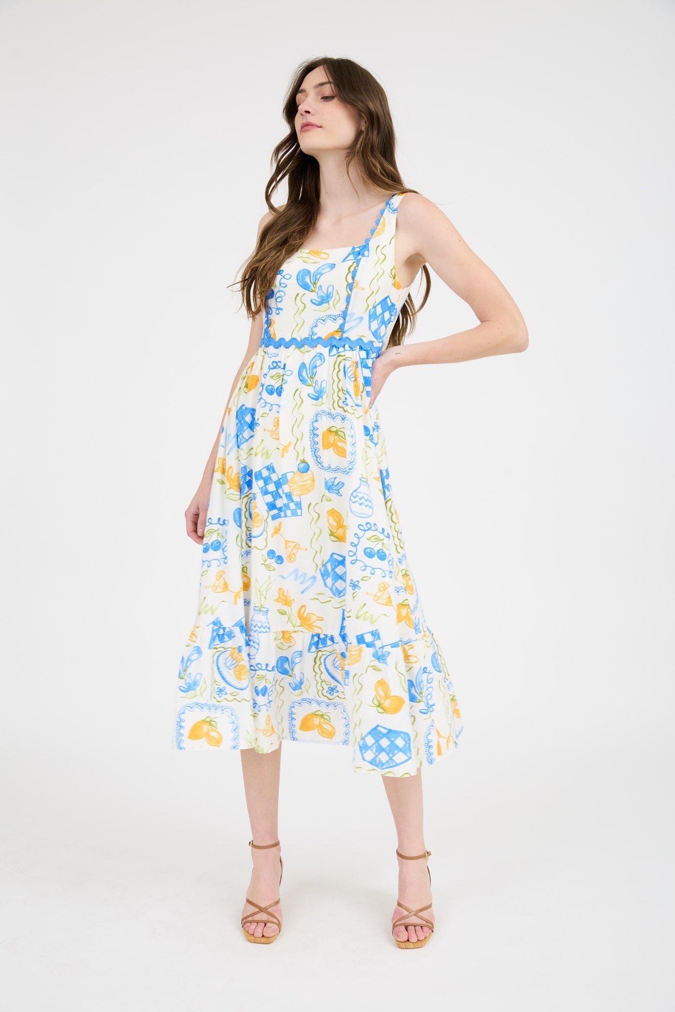 On A Picnic Midi Dress