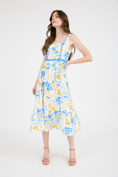 On A Picnic Midi Dress