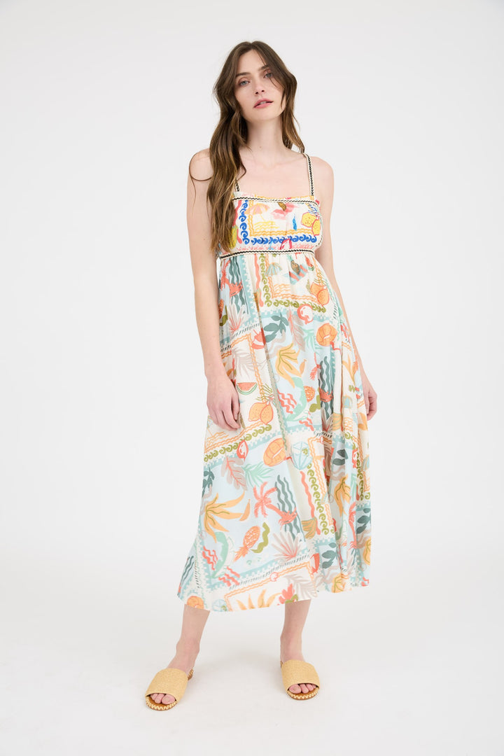 At The Beach Midi Dress
