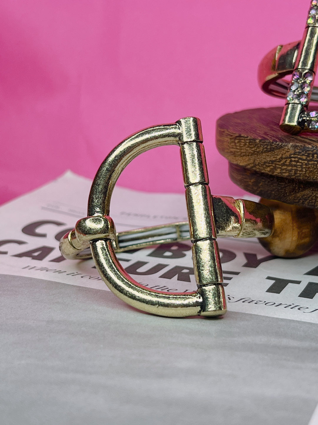 Hannah Horse Bit Stretch Bracelet