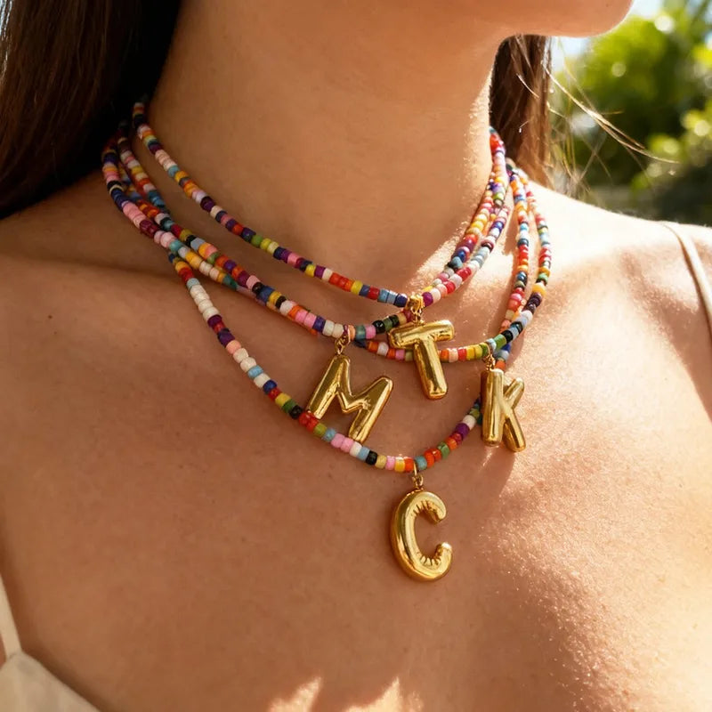 Dopamine Initial Necklace