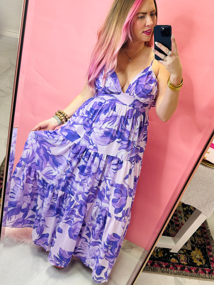 The Chloe Purple Dress