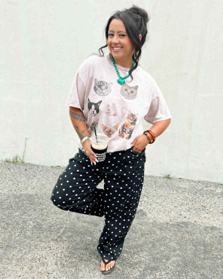Purr-fectly Vintage Cat Tee