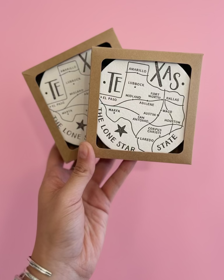 Texas Map Coaster
