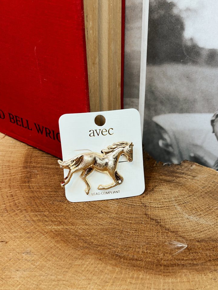 Ralph Running Horse Brooch