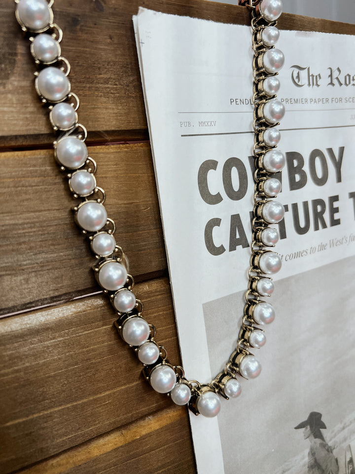 Sheron Pearl Antique Necklace