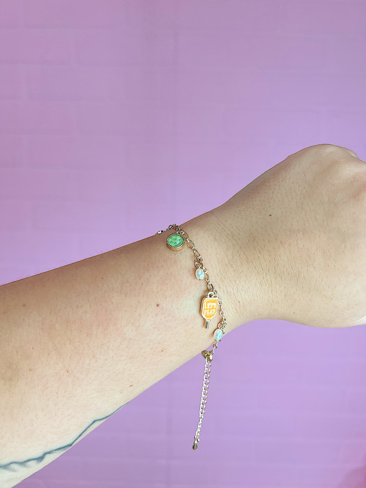 Ready, Set, Serve! Charm Bracelet