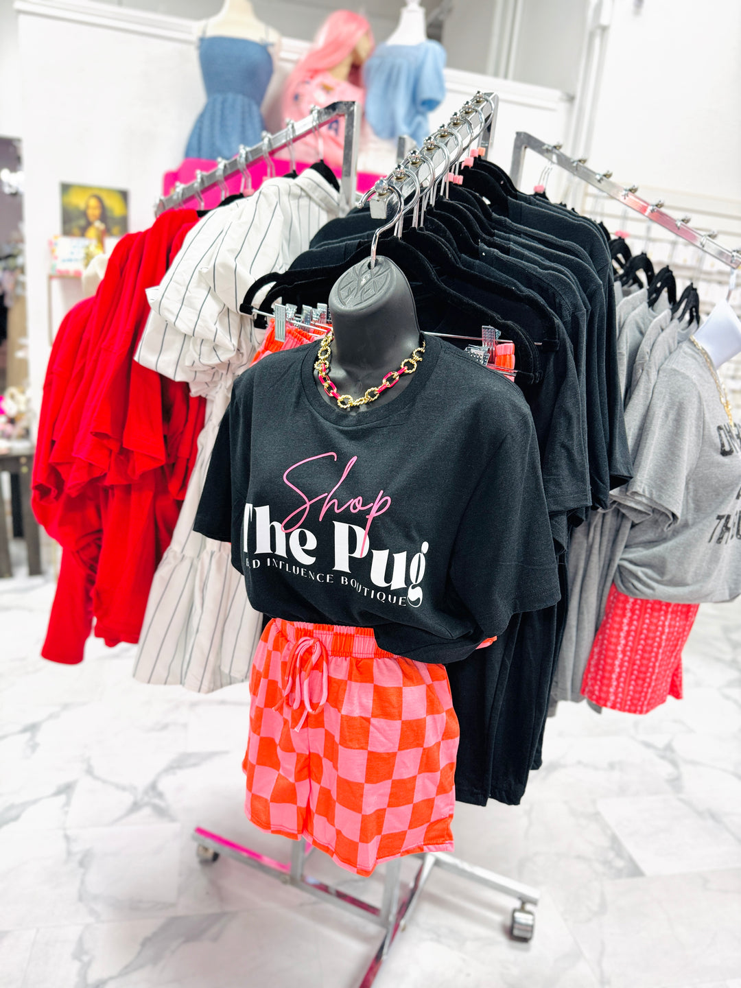 The Jade Checkered Shorts