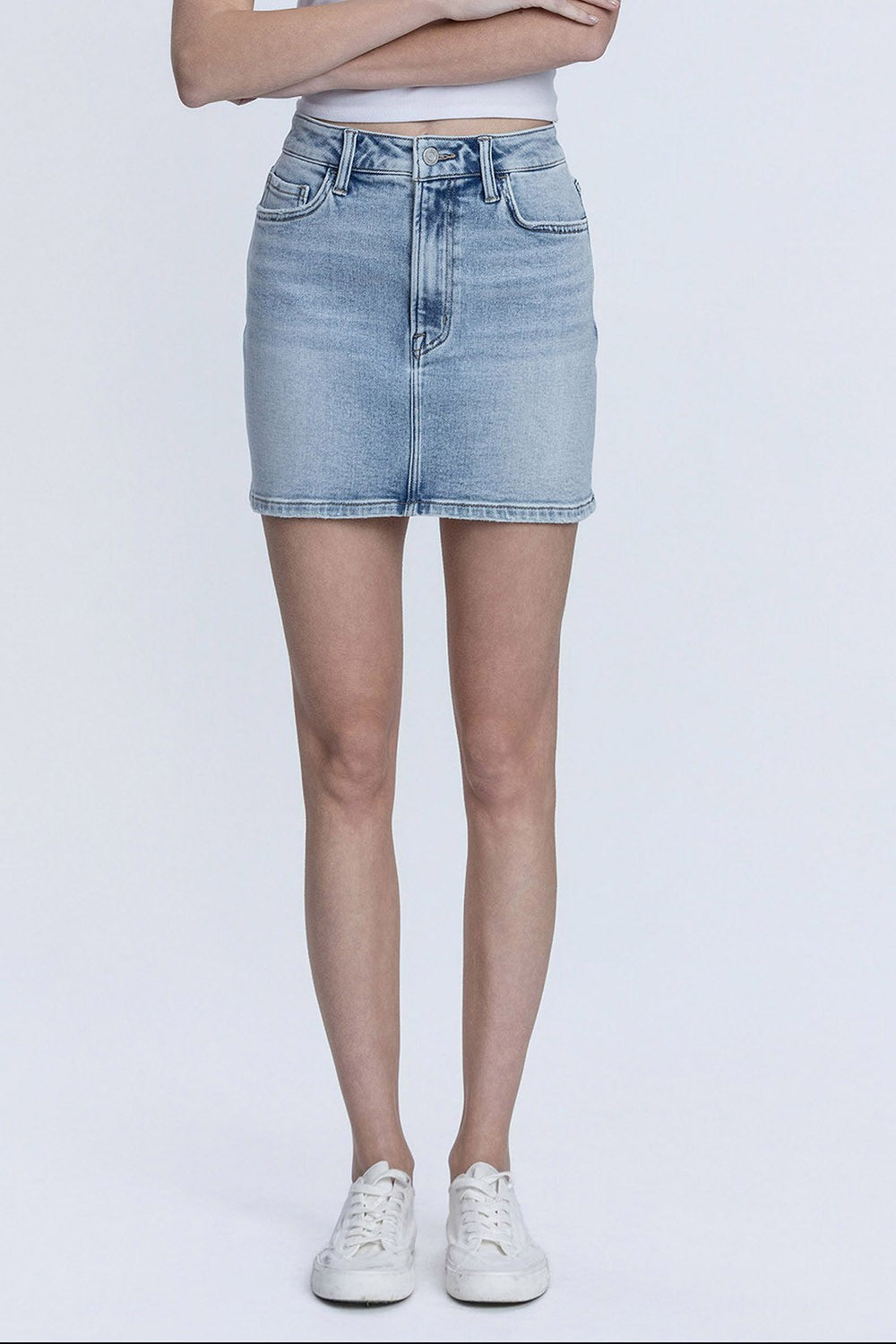 Sunshine & Sidewalks Denim Skirt