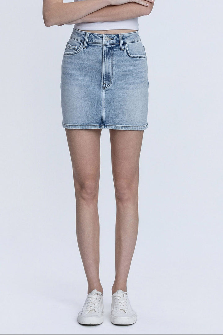 Sunshine & Sidewalks Denim Skirt