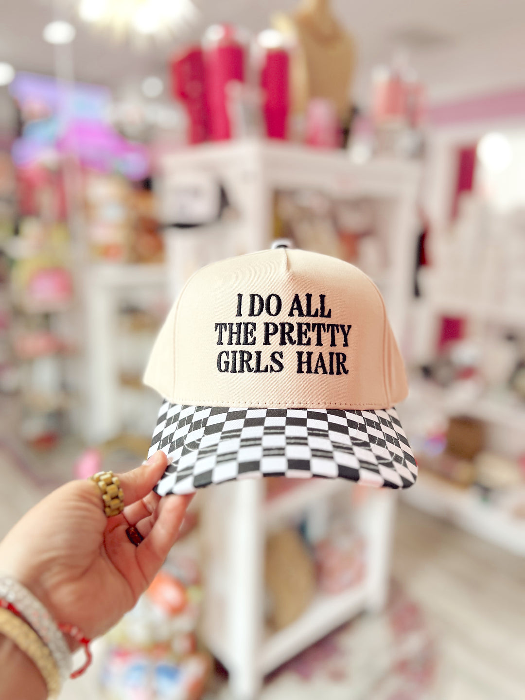 Pretty Girls Hair Trucker Hat
