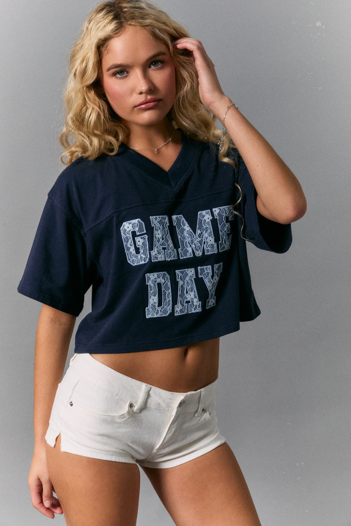 Saturday Lights Crop Jersey