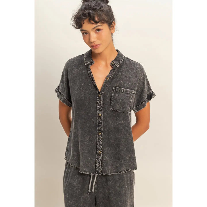 The Rany Mineral Wash Top