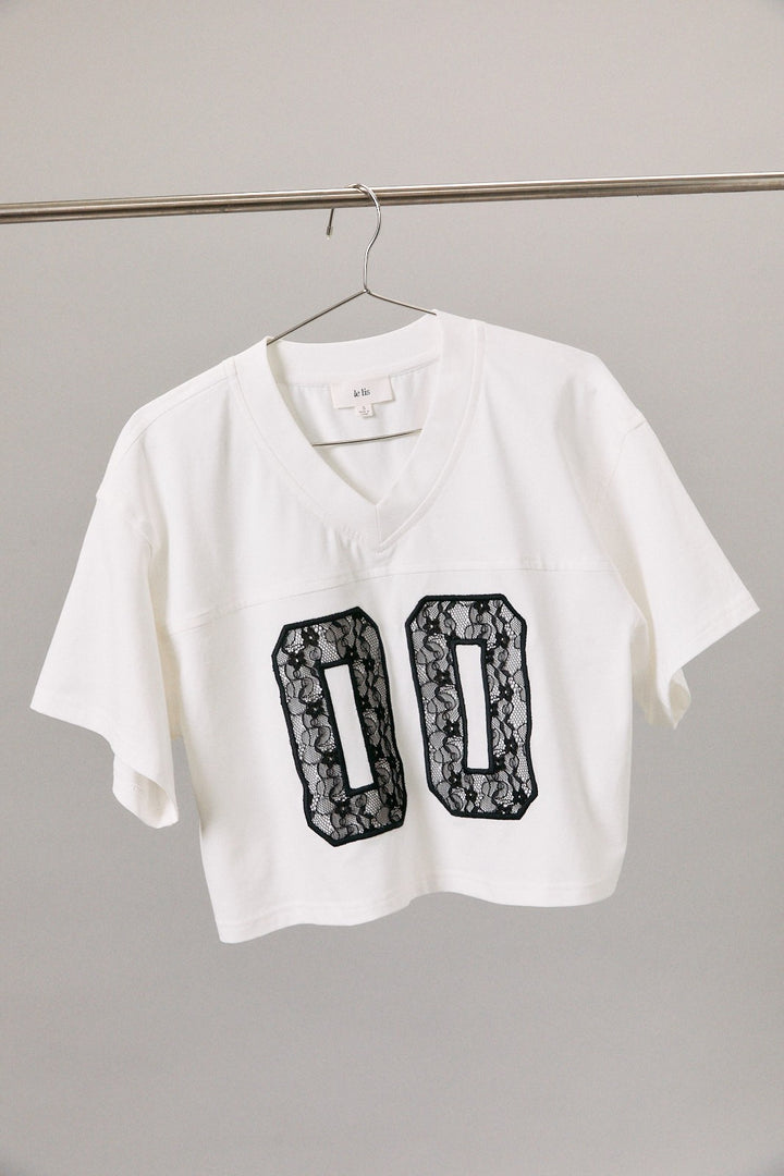 Varsity Vibes Crop Jersey
