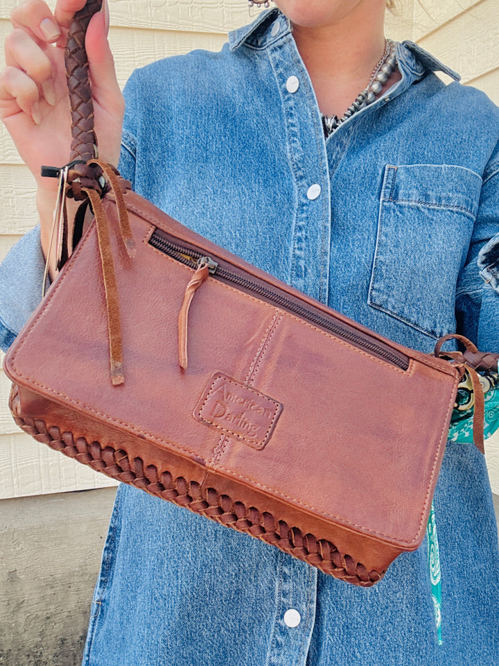 Full Grain Leather Crossbody Bag