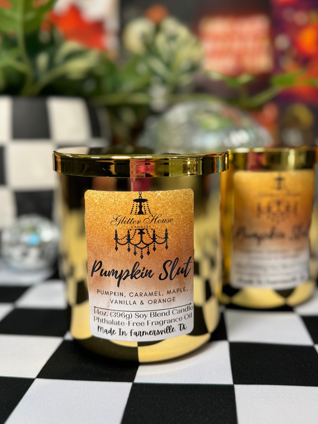 Glitter House Candles Gold 14oz Candle