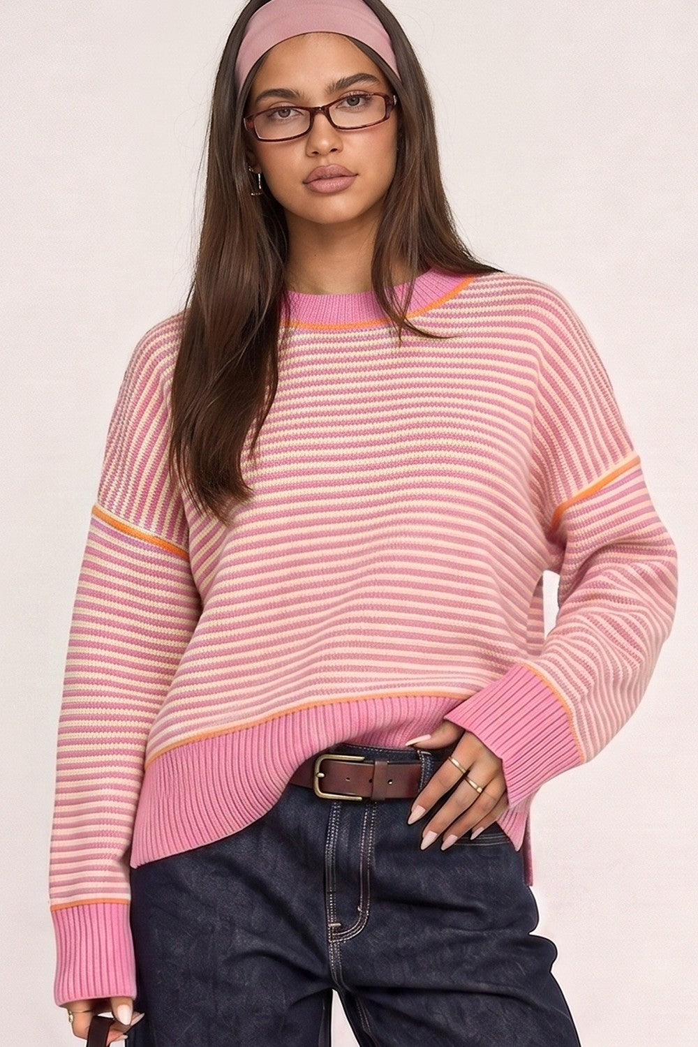 Coastline Crush Striped Sweater