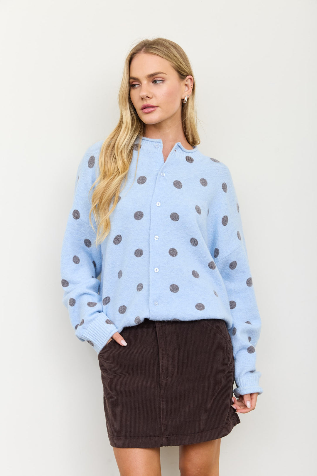 The Callie Polka Dot Cardigan