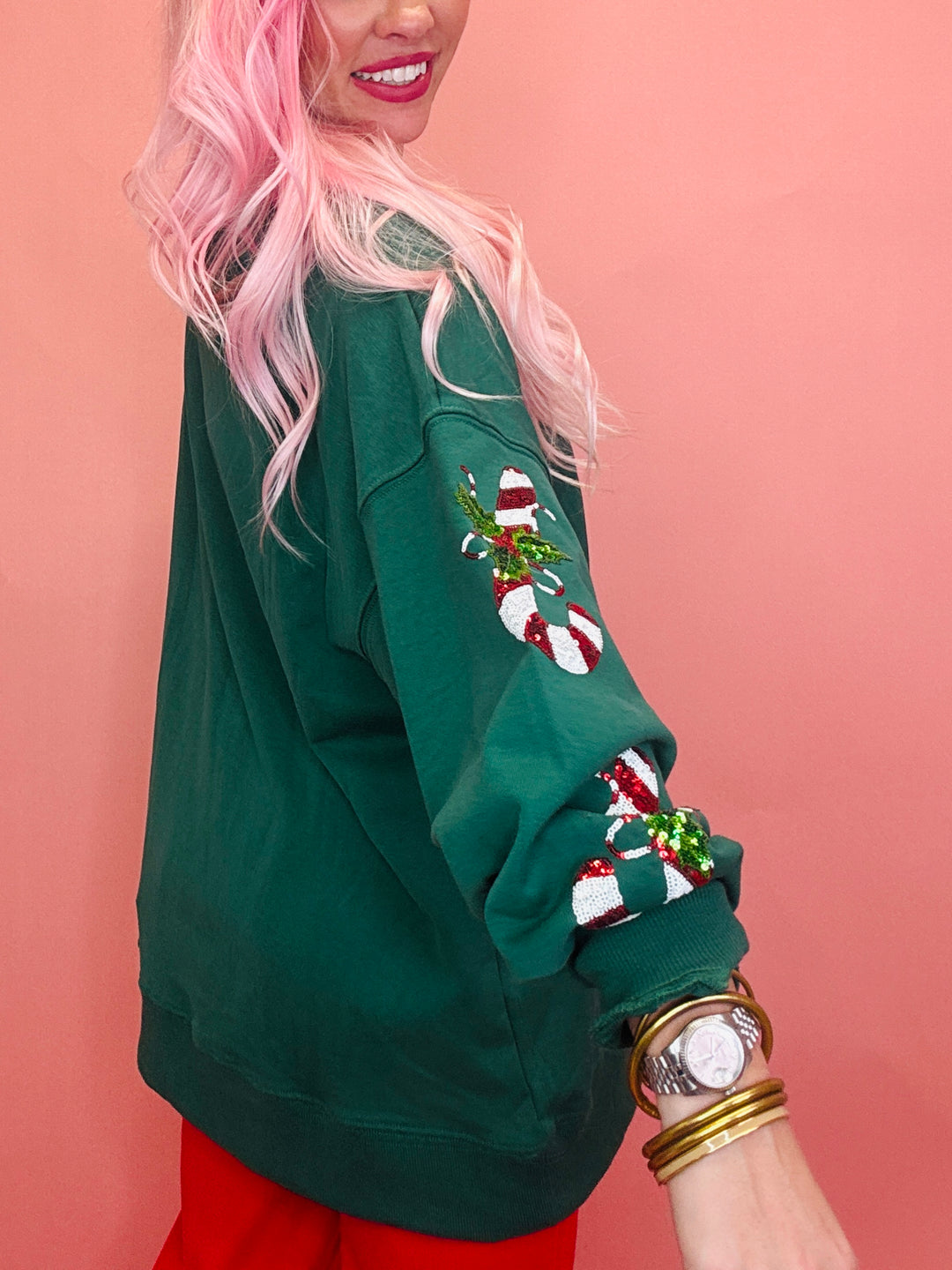 Candy Cane You Not Christmas Sweater