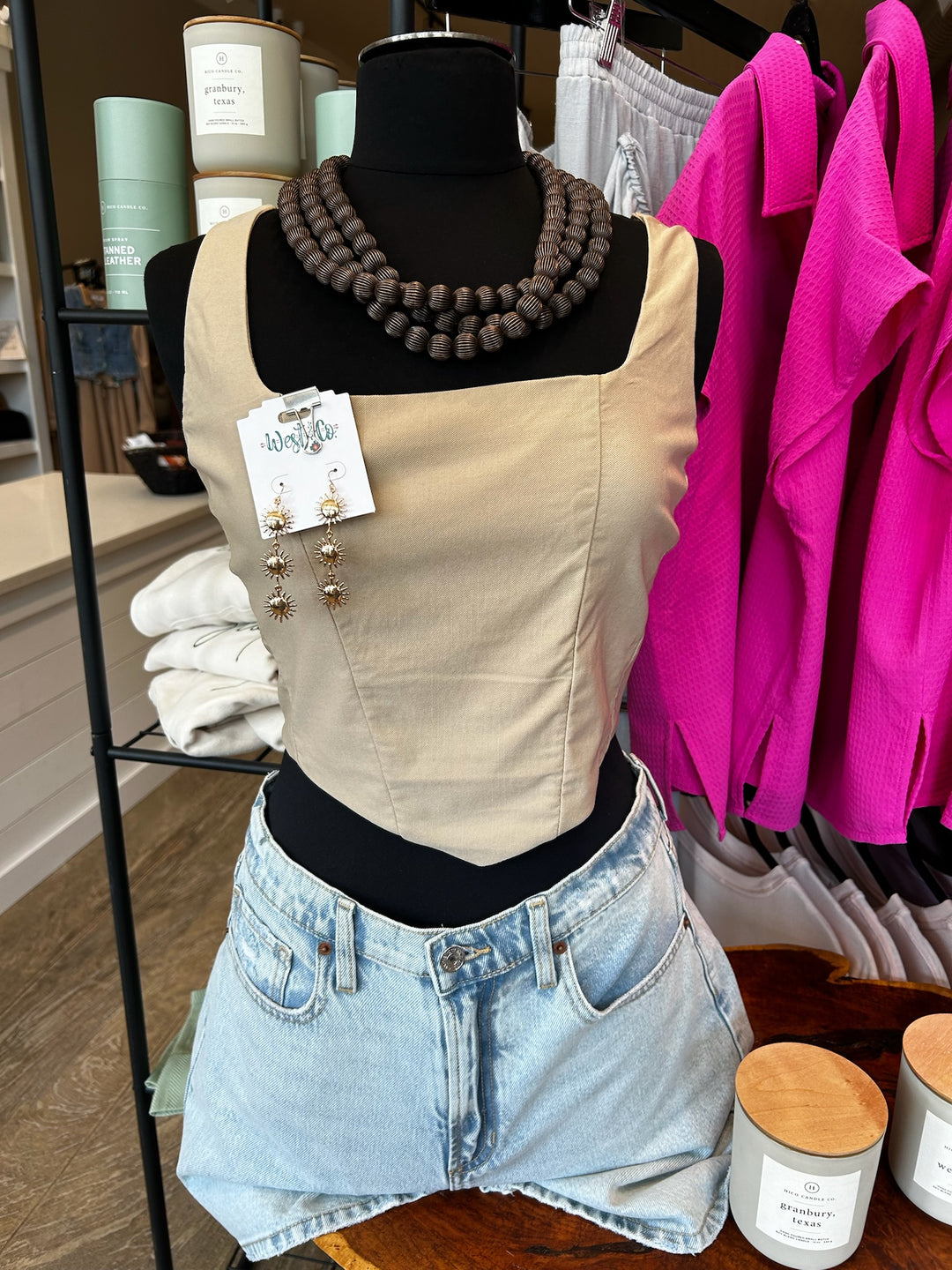 The Serena Sleeveless Crop Top