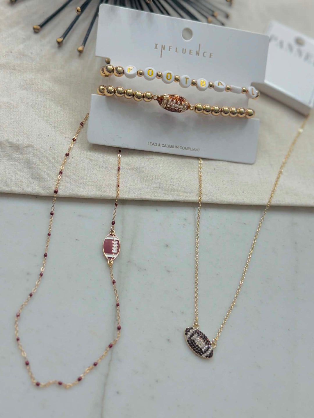 Friday Night Football Necklace
