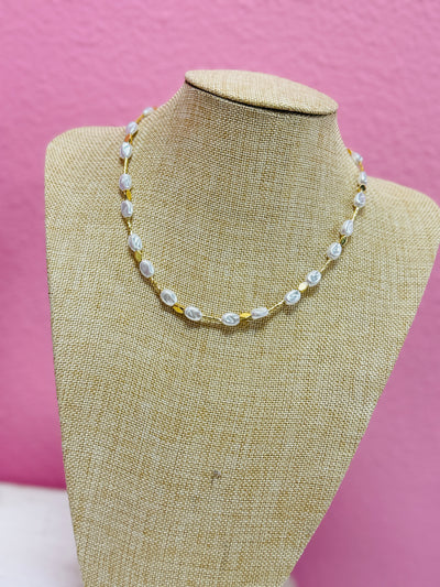 Sunlit Pearl Necklace