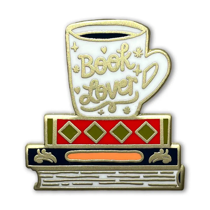Book Lover Enamel Pin